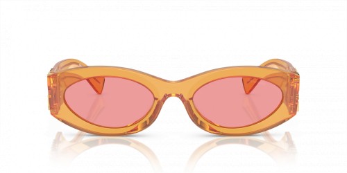 MIU MIU MU 11WS - 12T1D0 - 54 Sonnenbrillen Transparent Orange Oval