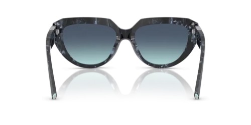 TIFFANY & CO. TF4238U - 84349S - 55 Sonnenbrillen Gestreift Schwarz Kissen