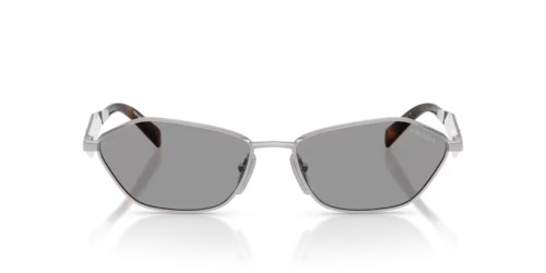 PRADA PR D50S - 1BC50Q - 57 Sonnenbrillen Silber Unregelmäßig