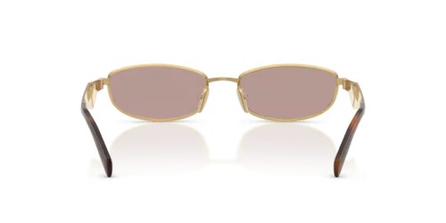 PRADA PR D51S - 5AK20I - 55 Sonnenbrillen Gold Oval
