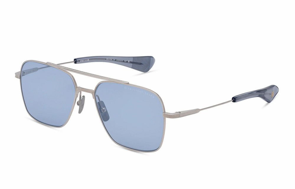 Dita FLIGHT-SEVEN DTS111 - 09 - 57 Sonnenbrillen Silber Pilot (Aviator)