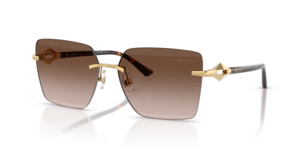 Jimmy Choo JC4018 - 302313 - 59 Sonnenbrillen Gold Eckig