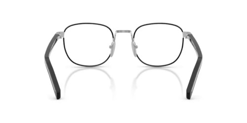 PRADA PR D50V - 1BC1O1 - 50 Brillenfassungen Silber / Schwarz Phantos