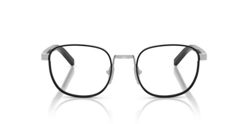 PRADA PR D50V - 1BC1O1 - 50 Brillenfassungen Silber / Schwarz Phantos