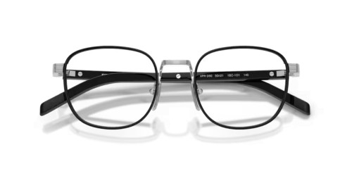 PRADA PR D50V - 1BC1O1 - 50 Brillenfassungen Silber / Schwarz Phantos
