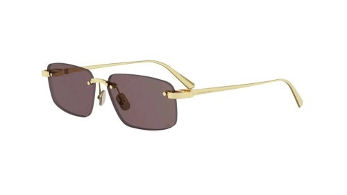 Dior CDior S4U - B0A0 - 57 Sonnenbrillen Gold Rechteck