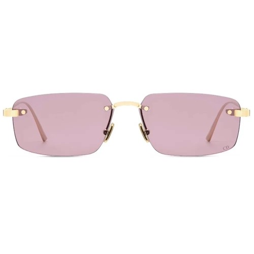 Dior CDior S4U - C0G0 - 57 Sonnenbrillen Gold Rechteck