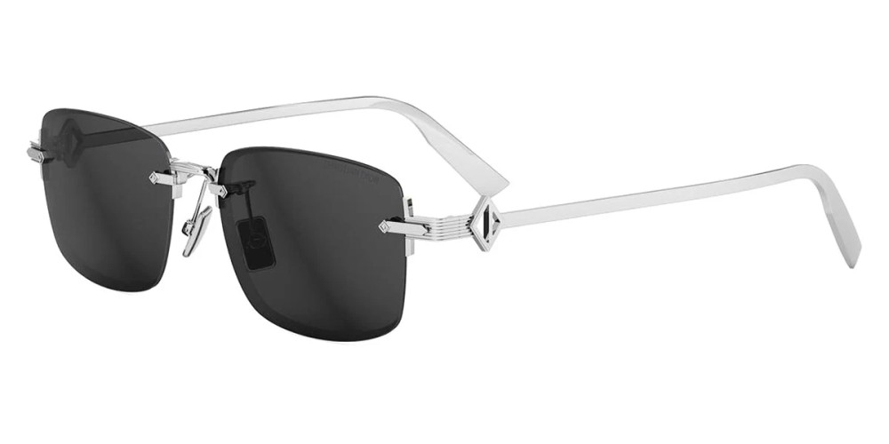 Dior CD DIAMOND S11F - F0A0 - 55 Sonnenbrillen Silber Eckig