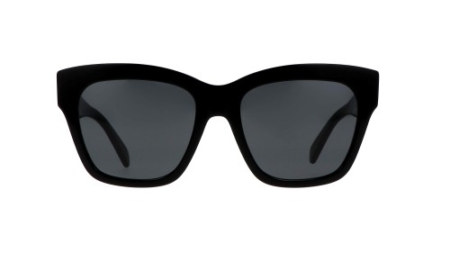Celine CL40253I 01A - 01A - 55 Sonnenbrillen Schwarz Eckig