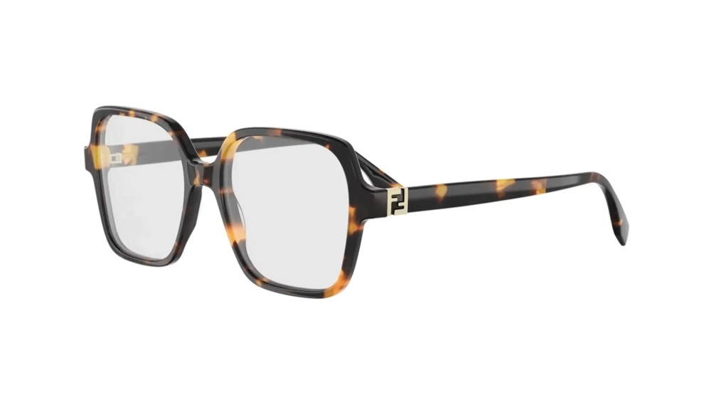 Fendi FE50144I - 056 - 54 Brillenfassungen Havanna Eckig