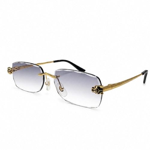 Cartier - Sonnenbrillen - CT0418O with Diamond Cut Lenses Style - 001 - 58 - LIMITED EDITION