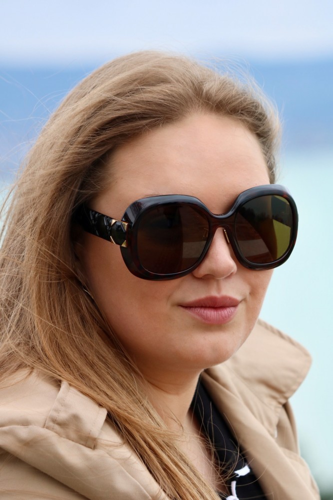 Dior LADY 95.22 R2F - 20C0 Z - 58 Sonnenbrillen Havana Eckig