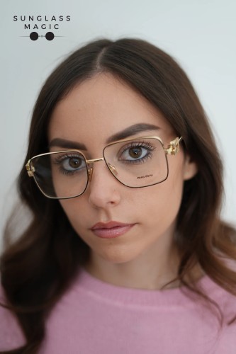 MIU MIU MU 51XV - ​KUI1O1 - ​54 Brillenfassungen Eckig