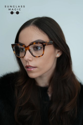 Philipp Plein VPP051 FLYING BUTTERFLY - 0728 - 55 Brillenfassungen Havanna Cat Eye