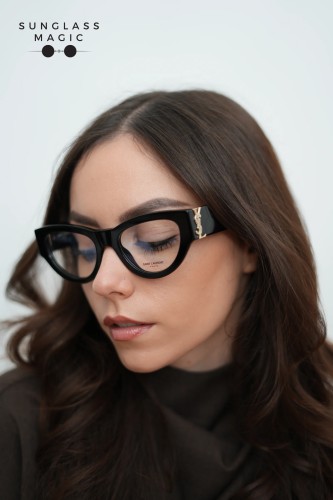 Saint Laurent SL M94 OPT - 001 - 53 Brillenfassungen Schwarz Cat Eye
