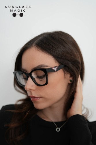 PRADA PR A05V - ​27A1O1 - ​52 Brillenfassungen Schwarz Eckig