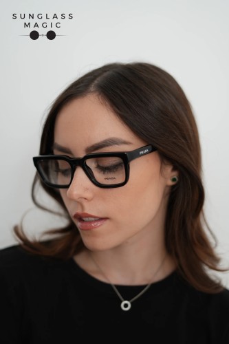 PRADA PR D04V - 16K1O1 - 52 Brillenfassungen Schwarz