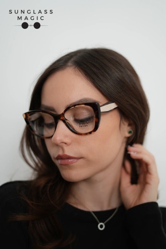PRADA PR B04V - 07R1O1 - ​53 Brillenfassungen Havanna Cat Eye