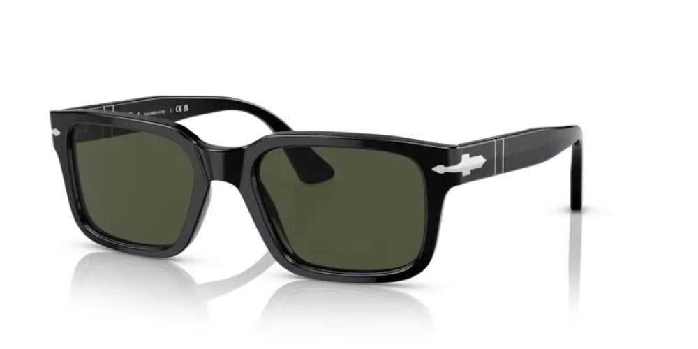 Persol PO3272S - 95/31 - 55 Sonnenbrillen Schwarz Rechteck