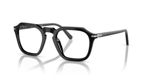 Persol PO3292V - 95 - 50 Brillenfassungen Schwarz Eckig