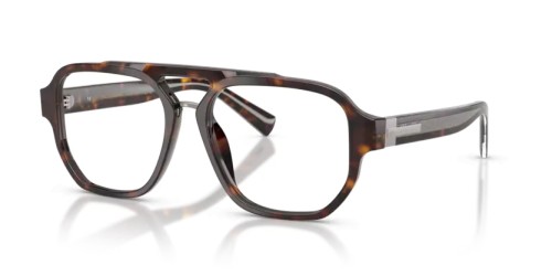 DOLCE & GABBANA DG3447 - 502 - 56 Brillenfassungen Havanna Pilot (Aviator)