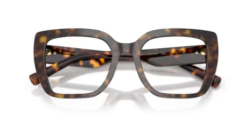 DOLCE & GABBANA DG3441 - 502 - 53 Brillenfassungen Havanna Eckig