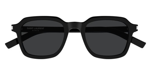 Saint Laurent SL 715 SLIM - 001 - 49 Sonnenbrillen Schwarz Geometrisch / Eckig