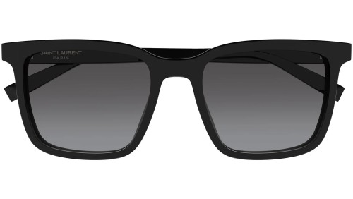 Saint Laurent SL 500 - 006 - 54 Sonnenbrillen Schwarz Rechteck