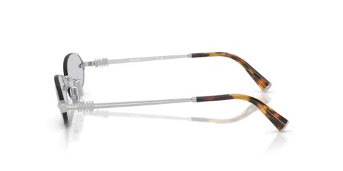 MIU MIU MU A54S - 1BC3F2 - 51 Sonnenbrillen Silber Oval