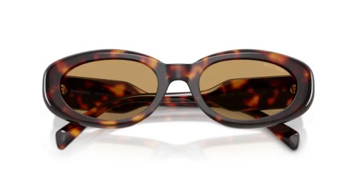 MIU MIU MU C01S - 27L10Y - 53 Sonnenbrillen Havanna Oval