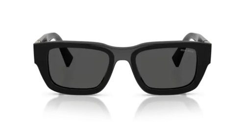 MIU MIU MU C04S - 16K08Z - 53 Sonnenbrillen Schwarz Eckig