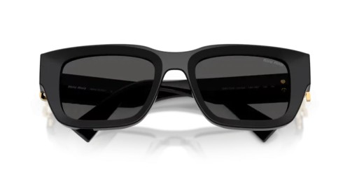 MIU MIU MU C04S - 16K08Z - 53 Sonnenbrillen Schwarz Eckig