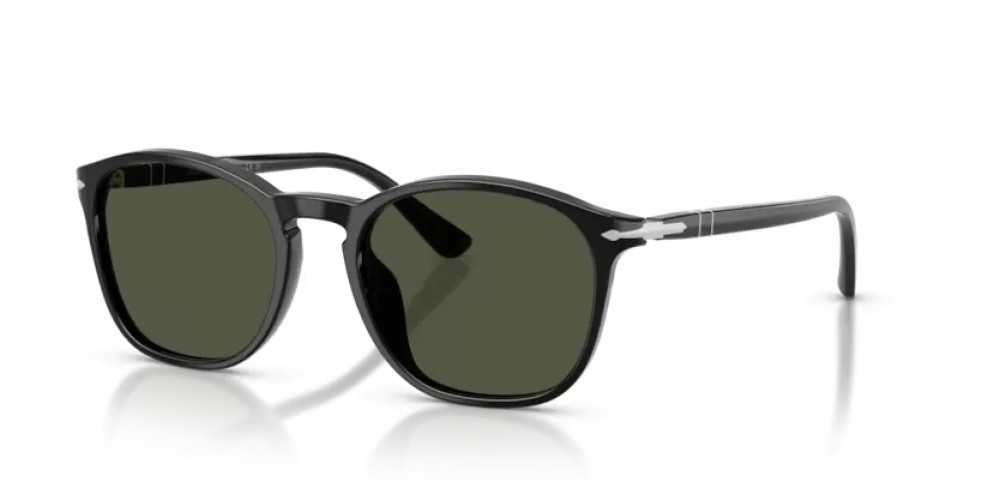 Persol PO3007SX - 95/31 - 52 Sonnenbrillen Schwarz Eckig