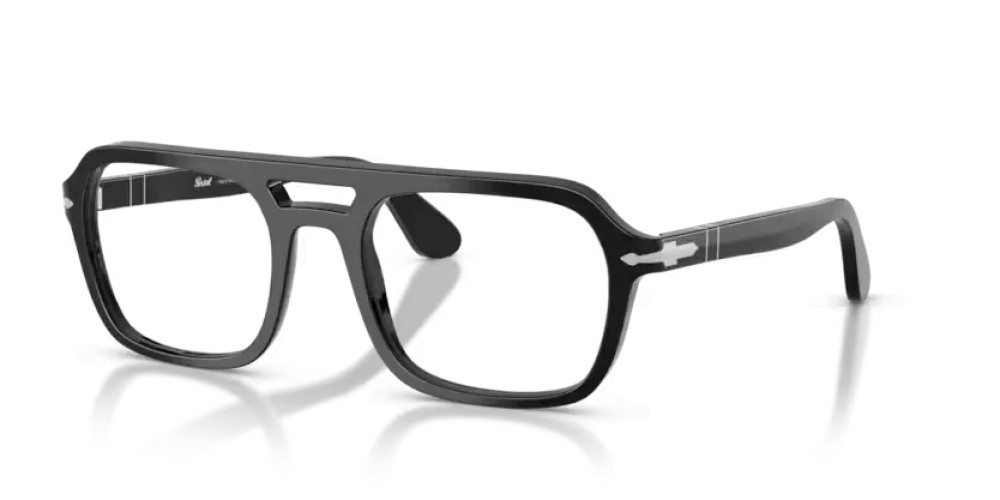 Persol PO3394V - 95 - 56 Brillenfassungen Schwarz Eckig