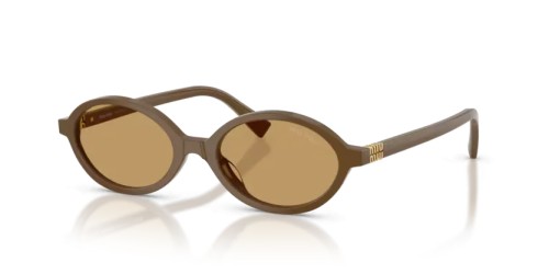MIU MIU MU 04ZS - 29Q10Y - 50 Sonnenbrillen Braun Oval