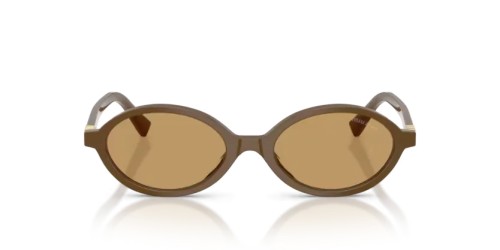 MIU MIU MU 04ZS - 29Q10Y - 50 Sonnenbrillen Braun Oval