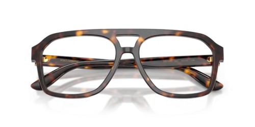 DOLCE & GABBANA DG3452 - 502 - 57 Brillenfassungen Havanna Pilot (Aviator)