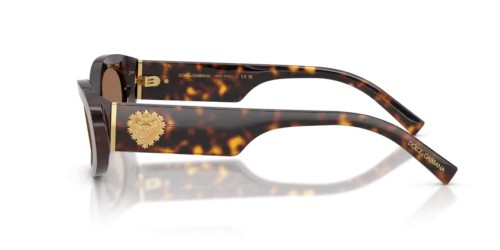 DOLCE & GABBANA DG4537 - 502/73 - 53 Sonnenbrillen Havanna Oval