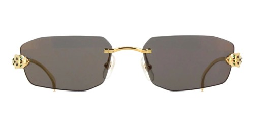 Cartier CT0474S - 001 - 56 Sonnenbrillen Gold Eckig