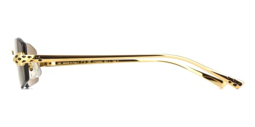 Cartier CT0474S - 001 - 56 Sonnenbrillen Gold Eckig