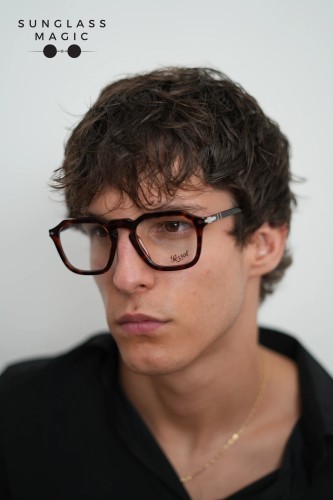 Persol PO3292V - 24 - 50 Brillenfassungen Havanna Eckig
