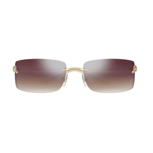 Cartier CT0503S - 003 - 71 Sonnenbrillen Gold Eckig