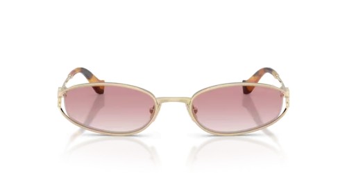 MIU MIU MU C51S - ZVN70O - 54 Sonnenbrillen Hellgold Unregelmäßig