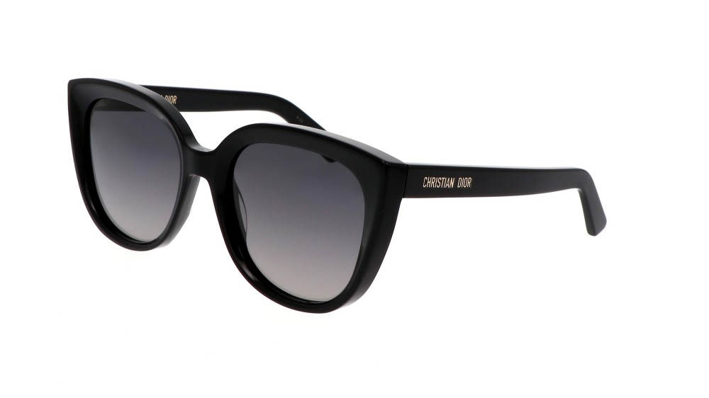 Dior DIORMIDNIGHT R1I - 10A1 A - 54 Sonnenbrillen Schwarz Kissenform (Abgerundet)