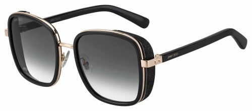 Jimmy Choo ELVA/S - 2M29O - 54 Sonnenbrillen Schwarz Kissenform (Abgerundet)