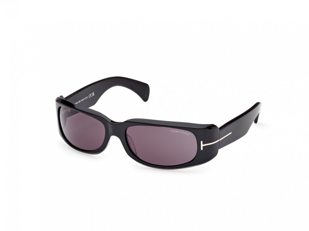 Tom Ford FT1064 ECO COREY - 01A - 59 Sonnenbrillen Schwarz Eckig