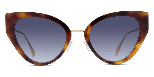 Fendi FE40014U - 53B - 54 Sonnenbrillen Havana Cat Eye
