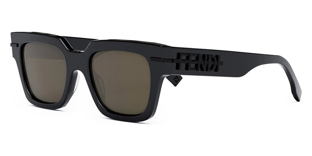 Fendi FE40078I - 90J - 51 Sonnenbrillen Schwarz Eckig