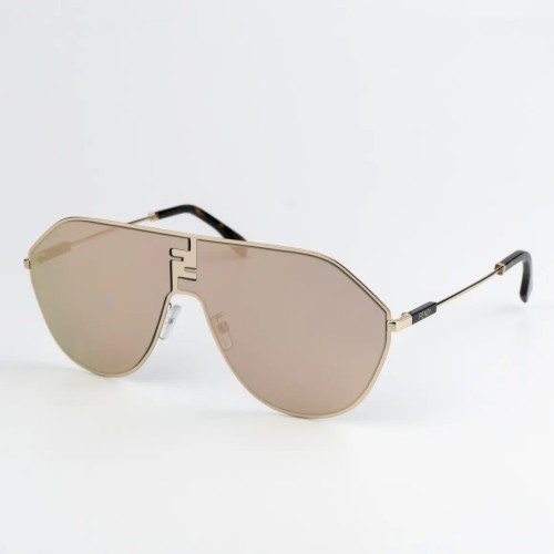 Fendi FE40080U - 32G - 65 Sonnenbrillen Gold Pilot (Aviator)