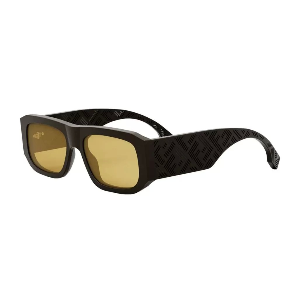 Fendi FE40106I - 70J - 54 Sonnenbrillen Braun Eckig